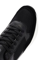 Derimod Zero Men's Black Thick-Soled Laced Fabric Sneaker | Derimod Derimod Zero Men's Black Thick-Soled Laced Fabric Sneaker | Derimod