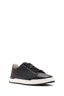 Men's Black Lace-up Leather Sneaker | Derimod Men's Black Lace-up Leather Sneaker | Derimod