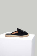 Women's Beaded Espadrille Slippers | Derimod Women's Beaded Espadrille Slippers | Derimod