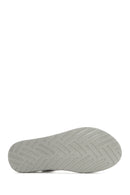 Kadın Beyaz Bantlı Deri Comfort Sandalet | Derimod Kadın Beyaz Bantlı Deri Comfort Sandalet | Derimod