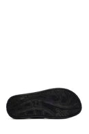 Men's Gray Flip Flop Nubuck Leather Slippers | Derimod Men's Gray Flip Flop Nubuck Leather Slippers | Derimod