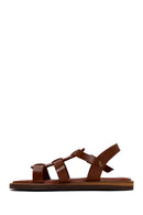 Women's Brown Ankle Strap Leather Sandals | Derimod Women's Brown Ankle Strap Leather Sandals | Derimod