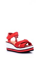 Women's Wedge Heel Sandals | Derimod Women's Wedge Heel Sandals | Derimod