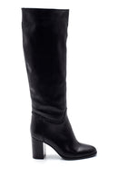 Women's Heeled Leather Boots | Derimod Women's Heeled Leather Boots | Derimod
