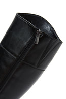 Women's Black Zippered Boots | Derimod Women's Black Zippered Boots | Derimod