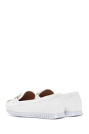 Women's White Tassel Detailed Loafer | Derimod Women's White Tassel Detailed Loafer | Derimod