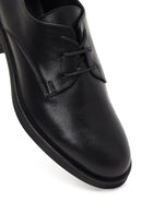 Women's Black Lace-up Leather Masculine Shoe | Derimod Women's Black Lace-up Leather Masculine Shoe | Derimod