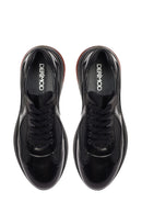 Men's Black Lace-Up Thick-Soled Leather Casual Sneaker | Derimod Men's Black Lace-Up Thick-Soled Leather Casual Sneaker | Derimod