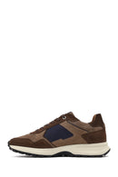 Erkek Kahverengi Bağcıklı Deri Sneaker | Derimod Erkek Kahverengi Bağcıklı Deri Sneaker | Derimod