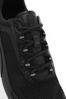 Erkek Siyah Bağcıklı Kalın Tabanlı Sneaker | Derimod Erkek Siyah Bağcıklı Kalın Tabanlı Sneaker | Derimod