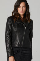 Colette Women's Leather Jacket | Derimod Colette Women's Leather Jacket | Derimod