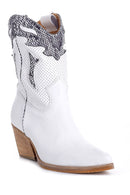Women's Leather Cowboy Boots | Derimod Women's Leather Cowboy Boots | Derimod