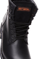 Harley Davidson Men's Black Leather Gibson Boots | Derimod Harley Davidson Men's Black Leather Gibson Boots | Derimod