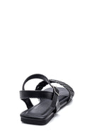 Women's Knitted Detailed Casual Sandals | Derimod Women's Knitted Detailed Casual Sandals | Derimod