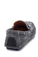Erkek Gri Süet Deri Casual Loafer | Derimod Erkek Gri Süet Deri Casual Loafer | Derimod