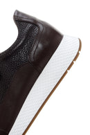 Men's Brown Thick Sole Leather Casual Sneaker | Derimod Men's Brown Thick Sole Leather Casual Sneaker | Derimod