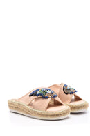 Kadın İncili Espadril Terlik | Derimod Kadın İncili Espadril Terlik | Derimod