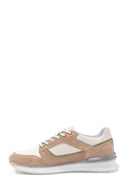 Men's Beige Leather Sneaker | Derimod Men's Beige Leather Sneaker | Derimod