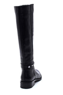 Women's Leather Buckle Detailed Boots | Derimod Women's Leather Buckle Detailed Boots | Derimod