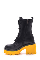 Women's Colorful Sole Heeled Boots | Derimod Women's Colorful Sole Heeled Boots | Derimod