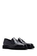 Men's Black Leather Casual Loafer | Derimod Men's Black Leather Casual Loafer | Derimod