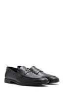 Erkek Siyah Deri Casual Loafer | Derimod Erkek Siyah Deri Casual Loafer | Derimod