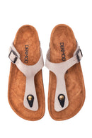 Women's Leather Nubuck Slippers | Derimod Women's Leather Nubuck Slippers | Derimod