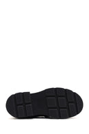 Kadın Siyah Deri Kalın Tabanlı Maskülen Loafer | Derimod Kadın Siyah Deri Kalın Tabanlı Maskülen Loafer | Derimod
