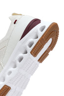 Derimod Zero Women's Cream Laced Fabric Sneakers | Derimod Derimod Zero Women's Cream Laced Fabric Sneakers | Derimod