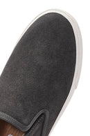 Erkek Gri Nubuk Deri Loafer | Derimod Erkek Gri Nubuk Deri Loafer | Derimod