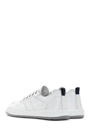 Men's White Lace-up Leather Sneaker | Derimod Men's White Lace-up Leather Sneaker | Derimod