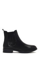 Women's Black Leather Chelsea Boot | Derimod Women's Black Leather Chelsea Boot | Derimod