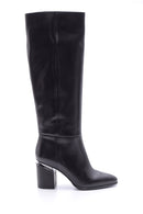 Women's Heeled Leather Boots | Derimod Women's Heeled Leather Boots | Derimod