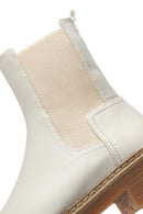 Women's Beige Chelsea Boots | Derimod Women's Beige Chelsea Boots | Derimod
