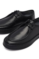 Men's Black Lace Up Leather Casual Shoes | Derimod Men's Black Lace Up Leather Casual Shoes | Derimod