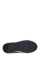 Men's Black Lace-up Leather Sneaker | Derimod Men's Black Lace-up Leather Sneaker | Derimod