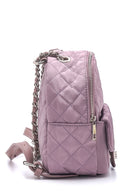 Women's Square Pattern Backpack | Derimod Women's Square Pattern Backpack | Derimod