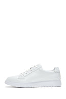 Erkek Beyaz Deri Sneaker | Derimod Erkek Beyaz Deri Sneaker | Derimod