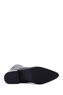 Women's Black Leather Zippered Boots | Derimod Women's Black Leather Zippered Boots | Derimod