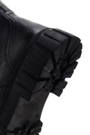 Men's Black Zippered Leather Casual Boots | Derimod Men's Black Zippered Leather Casual Boots | Derimod