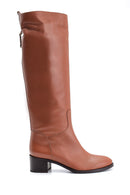 Women's Heeled Leather Boots | Derimod Women's Heeled Leather Boots | Derimod