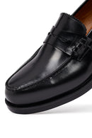 Men's Black Leather Casual Loafer | Derimod Men's Black Leather Casual Loafer | Derimod
