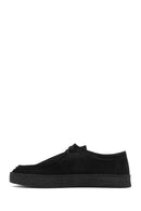 Men's Black Lace-Up Suede Leather Casual Shoes | Derimod Men's Black Lace-Up Suede Leather Casual Shoes | Derimod