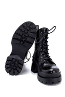 Women's Leather Crocodile Patterned Boots | Derimod Women's Leather Crocodile Patterned Boots | Derimod