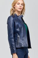Lucky Women's Leather Jacket | Derimod Lucky Women's Leather Jacket | Derimod