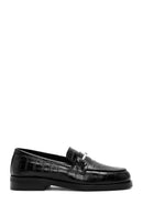 Kadın Siyah Deri Maskülen Loafer | Derimod Kadın Siyah Deri Maskülen Loafer | Derimod