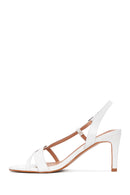 Women's White Heeled Sandals | Derimod Women's White Heeled Sandals | Derimod