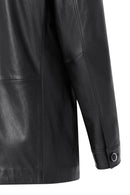 Kevin Erkek Siyah Blazer Deri Ceket | Derimod Kevin Erkek Siyah Blazer Deri Ceket | Derimod
