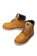Caterpillar Erkek Hardal Colorado Nubuk Deri Bot | Derimod Caterpillar Erkek Hardal Colorado Nubuk Deri Bot | Derimod