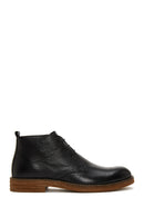 Men's Black Leather Casual Boots | Derimod Men's Black Leather Casual Boots | Derimod